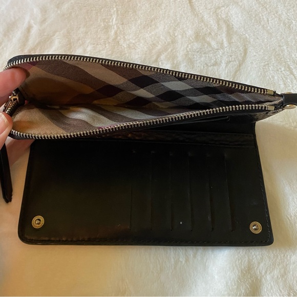 Burberry Black Leather Brit Lexi Wallet - Picture 5 of 7
